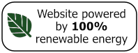 Powered with 100% renewable energy Powered with 100% renewable energy